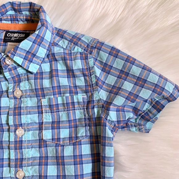 OshKosh B’gosh Short Sleeve Button Down Shirt - Picture 2 of 5